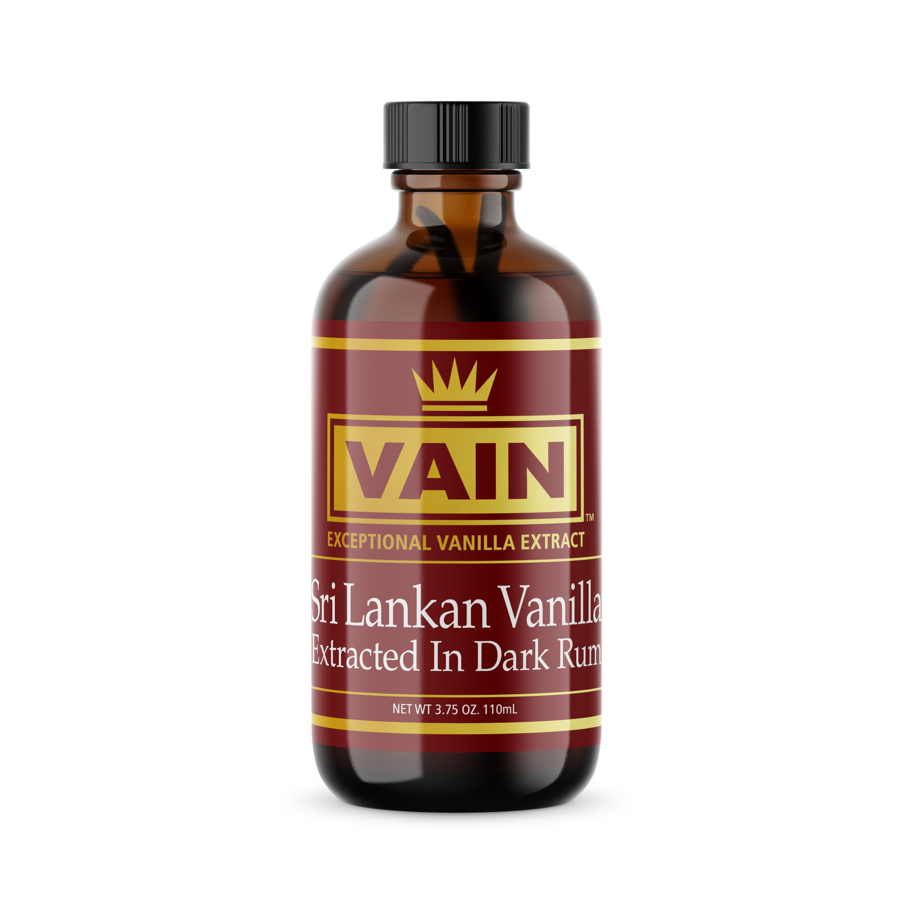 Sri Lankan Vanilla Extracted In Dark Rum