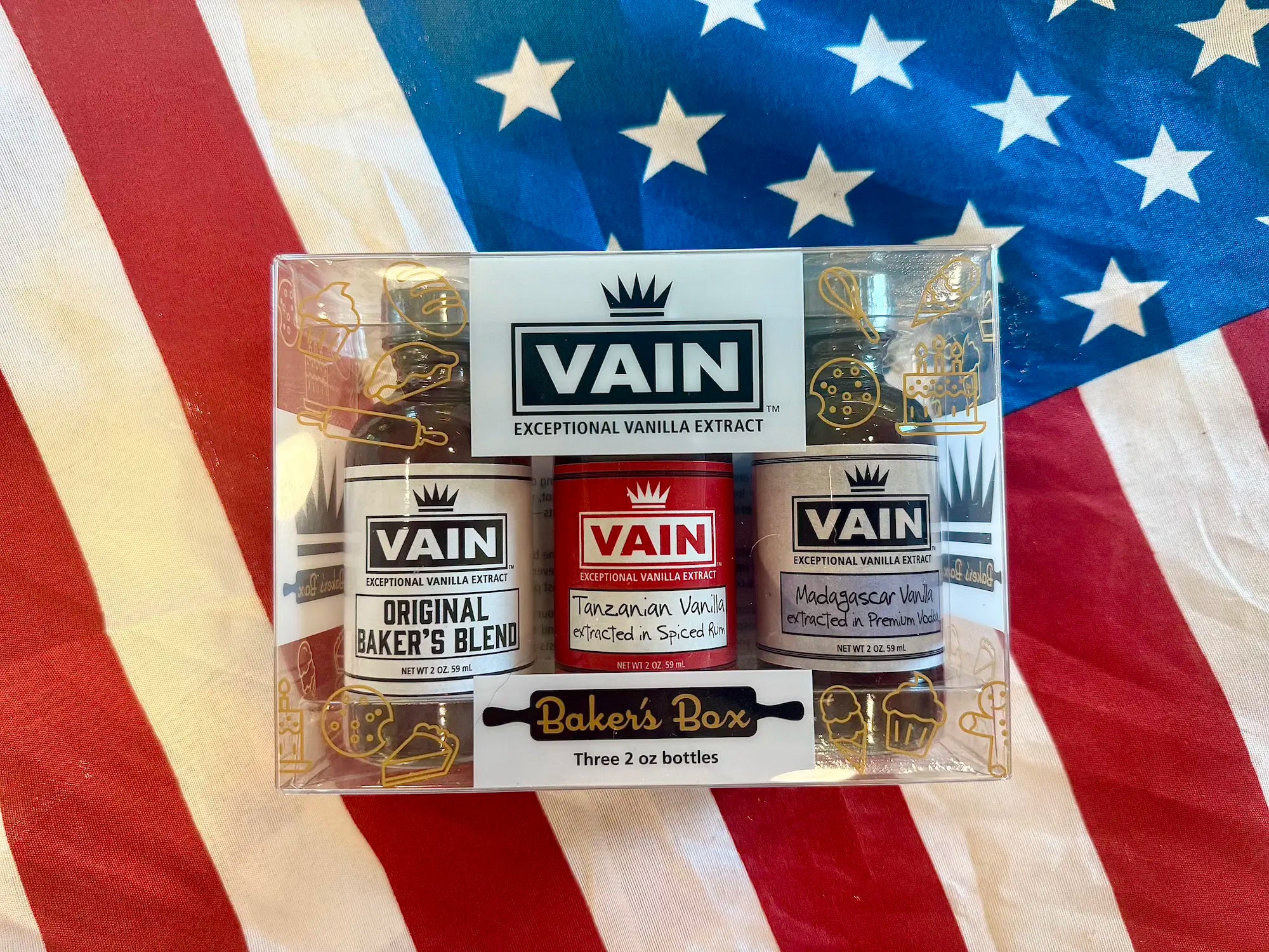 USA 250 Baker's Box Vanilla Gift Set – Vain Foods